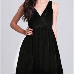 Black Velvet Dress by Kling